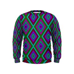 Diamond Pattern  Boys  Sweatshirts