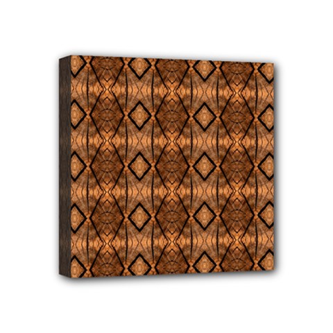 Faux Animal Print Pattern Mini Canvas 4  X 4  by GardenOfOphir