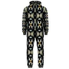 Faux Animal Print Pattern Hooded Jumpsuit (men)  by GardenOfOphir