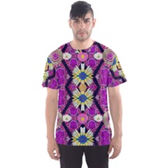 rose mandala  Men s Sport Mesh Tees