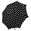 Black And White Polka Dots Hook Handle Umbrellas (Large) View2