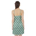 Mint Green Polka Dots Satin Night Slip View2