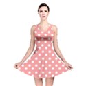 Coral And White Polka Dots Reversible Skater Dresses View1