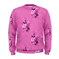 Pink Floral Pattern Men s Sweatshirts