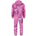 Pink Floral Pattern Hooded Jumpsuit (Men)  View2