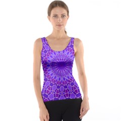 Purple Mandala Tank Top by LovelyDesigns4U