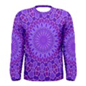 Purple Mandala Men s Long Sleeve T-shirts View1