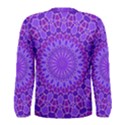 Purple Mandala Men s Long Sleeve T-shirts View2