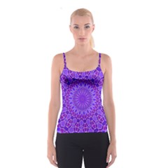 Purple Mandala Spaghetti Strap Tops by LovelyDesigns4U