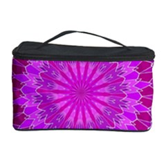 Purple And Pink Mandala Cosmetic Storage Cases by LovelyDesigns4U