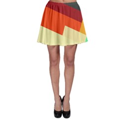 Miscellaneous Retro Shapes Skater Skirt by LalyLauraFLM