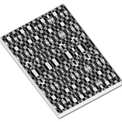 Black And White Geometric Tribal Pattern Large Memo Pads