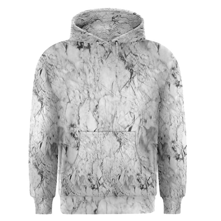 White Marble Men s Pullover Hoodies