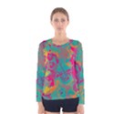 Fading circles Women Long Sleeve T-shirt View1