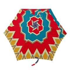 Chevrons And Rhombus Umbrella by LalyLauraFLM