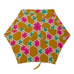 Connected Shapes Pattern Umbrella by LalyLauraFLM