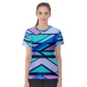 Angles and stripes Women s Sport Mesh Tee View1