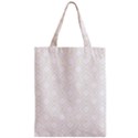 Elegant Beige Modern Pattern Design Zipper Classic Tote Bags View1