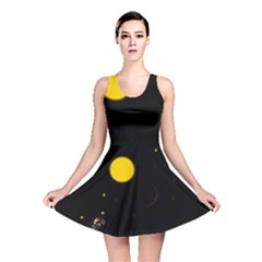 Cycle To The Moon Reversible Skater Dresses