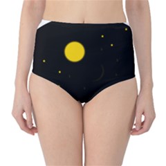 Cycle To The Moon High-waist Bikini Bottoms