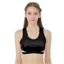 Cycle to the moon Women s Sports Bra with Border View1