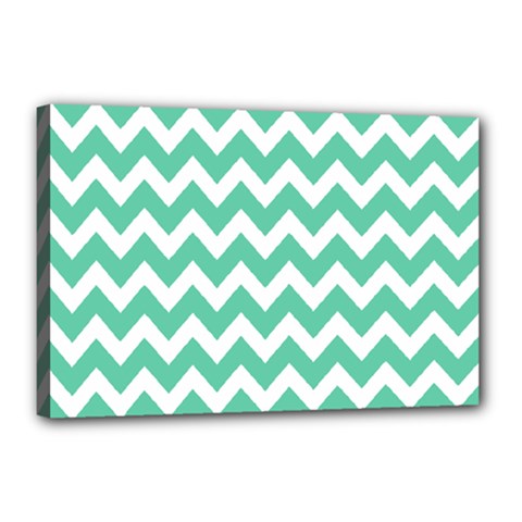 Chevron Pattern Gifts Canvas 18  X 12 