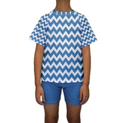 Chevron Pattern Gifts Kid s Short Sleeve Swimwear by GardenOfOphir