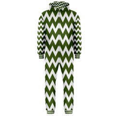 Chevron Pattern Gifts Hooded Jumpsuit (men)  by GardenOfOphir