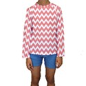 Chevron Pattern Gifts Kid s Long Sleeve Swimwear View1