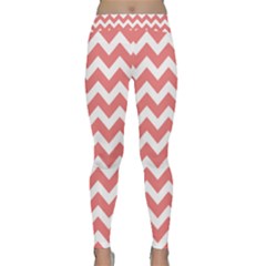 Chevron Pattern Gifts Yoga Leggings by GardenOfOphir