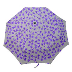 Purple Pattern Folding Umbrellas