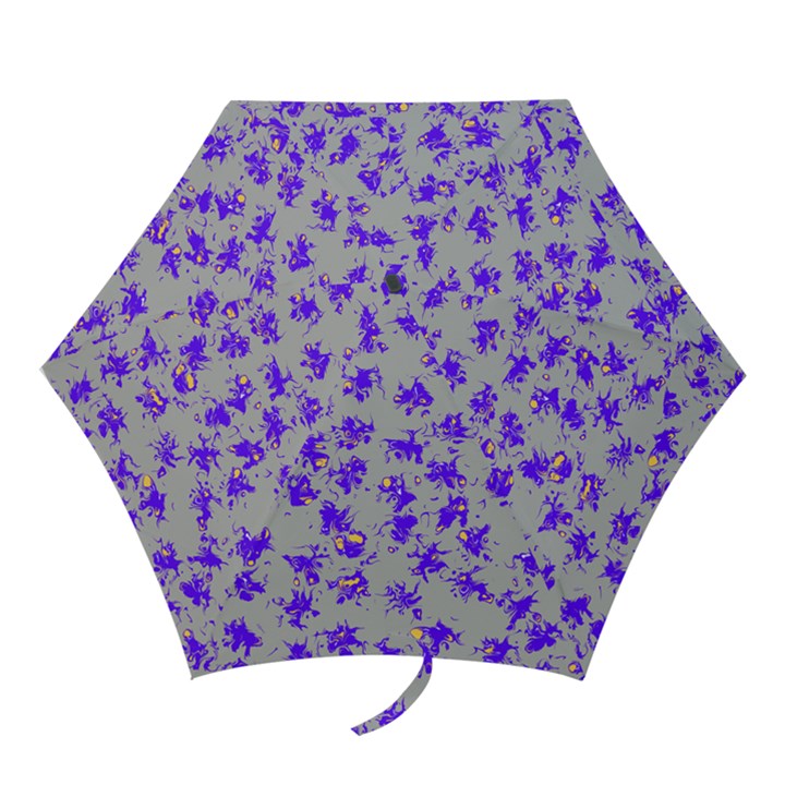 Purple Pattern Mini Folding Umbrellas