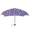 Purple Pattern Mini Folding Umbrellas View3