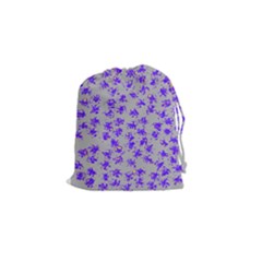 Purple Pattern Drawstring Pouches (Small) 