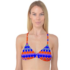 Rhombus Chains Reversible Tri Bikini Top by LalyLauraFLM