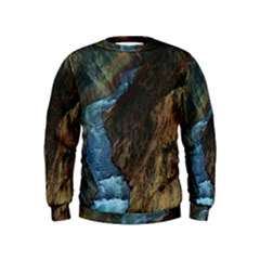 Yellowstone Lower Falls Boys  Sweatshirts by trendistuff