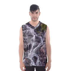 Mountain Waterfall Men s Basketball Tank Top by trendistuff