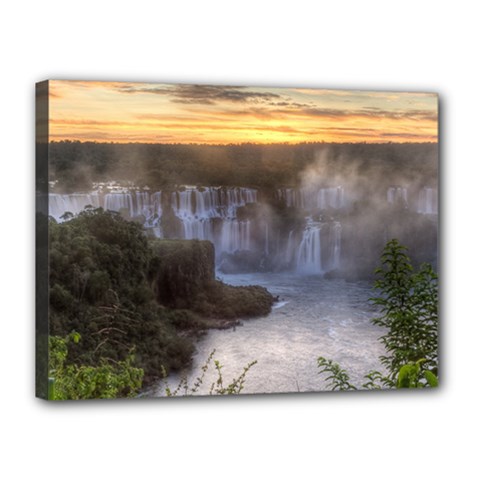 Iguazu Falls Canvas 16  X 12  by trendistuff