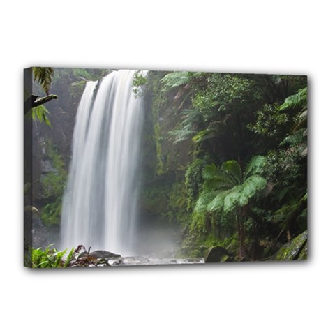 Hopetoun Falls Canvas 18  X 12  by trendistuff