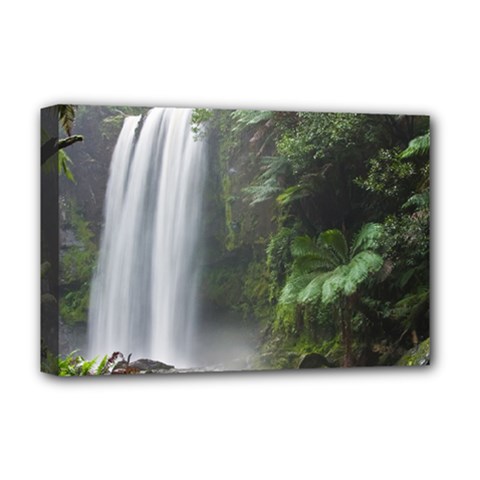 Hopetoun Falls Deluxe Canvas 18  X 12   by trendistuff