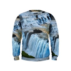 Gullfoss Waterfalls 2 Boys  Sweatshirts by trendistuff