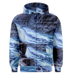 Gullfoss Waterfalls 1 Men s Zipper Hoodies by trendistuff