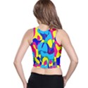 Colorful chaos Racer Back Crop Top View2