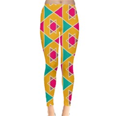 Colorful Stars Pattern Leggings by LalyLauraFLM