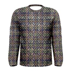 Luxury Patterned Modern Baroque Men s Long Sleeve T-shirts by dflcprintsclothing