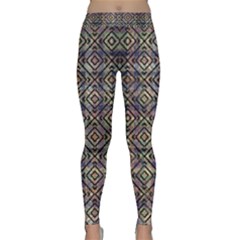 Luxury Patterned Modern Baroque Yoga Leggings by dflcprintsclothing