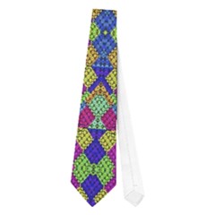 Ethnic Modern Geometric Pattern Neckties (one Side)  by dflcprints