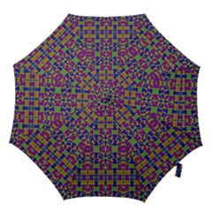 Ethnic Modern Geometric Pattern Hook Handle Umbrellas (medium) by dflcprints