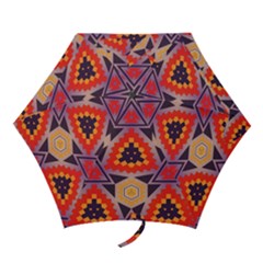 Triangles Honeycombs And Other Shapes Pattern Umbrella by LalyLauraFLM