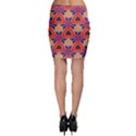 Triangles honeycombs and other shapes pattern Bodycon Skirt View2